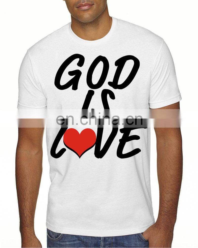 custom design print white cotton T shirts men white tee-shirt