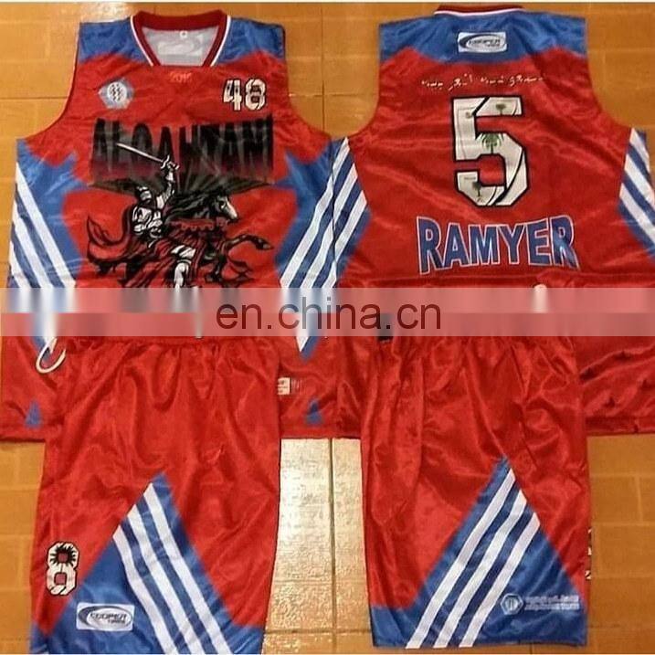 Custom Design Sublimation Printed Football Soccer basketball uniform for Team