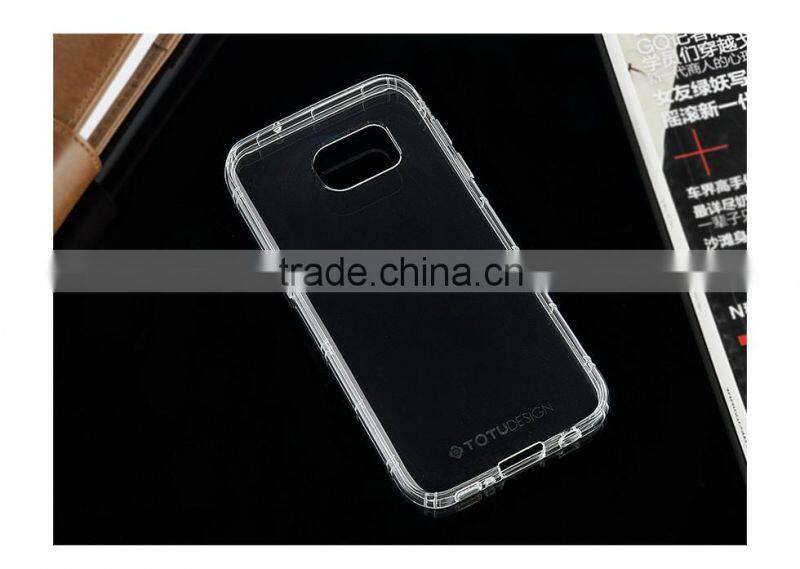 TOTU Newest transparent TPU phone case for SAM S7/S7 edge