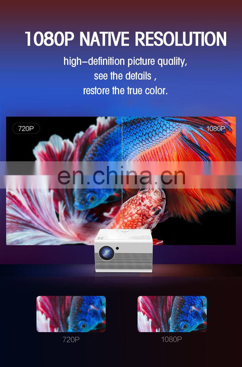 UNIC T10 Mini Portable Projector 3500lms 1280*720 Full HD LED Home Cinema Miracast/Airplay Projector1080p