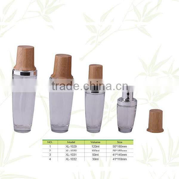 New design 100ml bamboo lotion bottle with low price