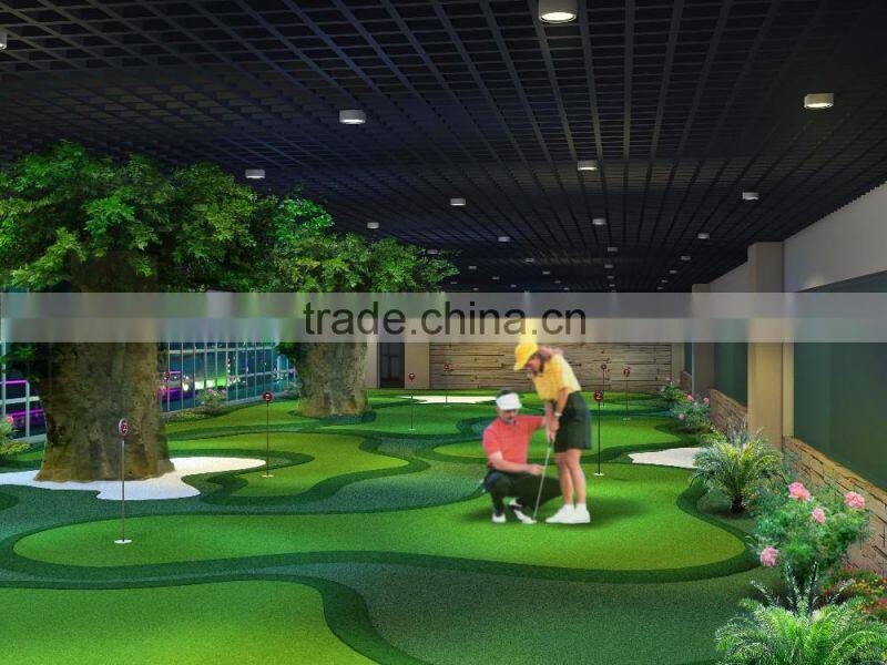 Artificial grass turf/carpet/mat for indoor golf and outdoor golf fields