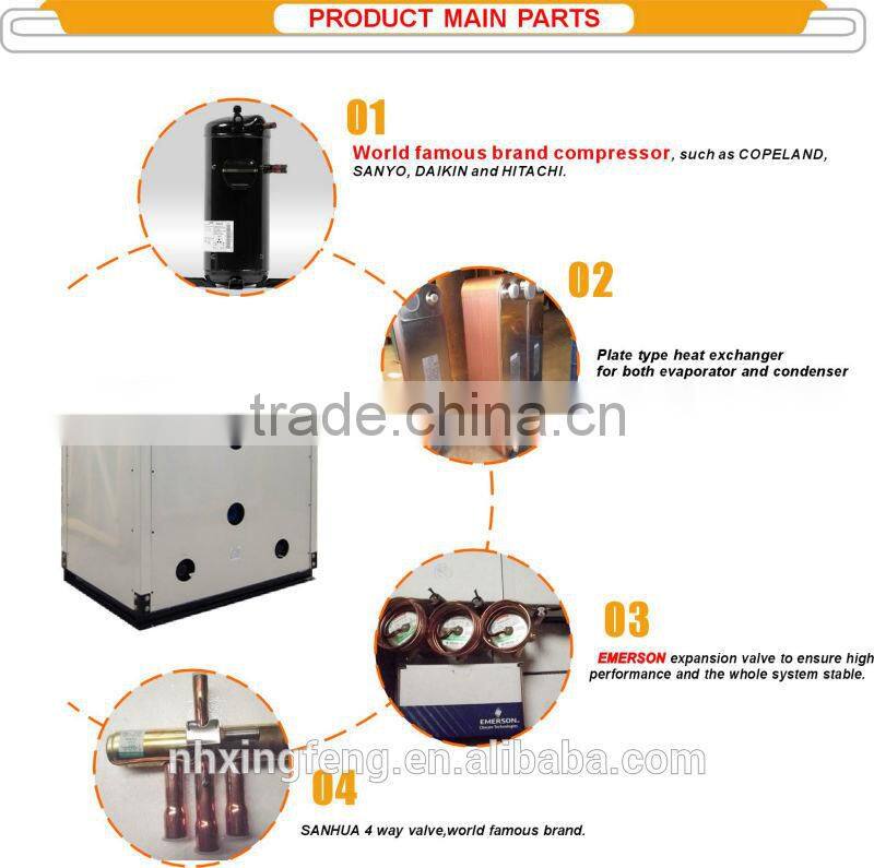 Water/ Ground Source Heat Pump Suitable for cold Nordic areas,DBT-41.0GS(ground source heat pump,41kw)