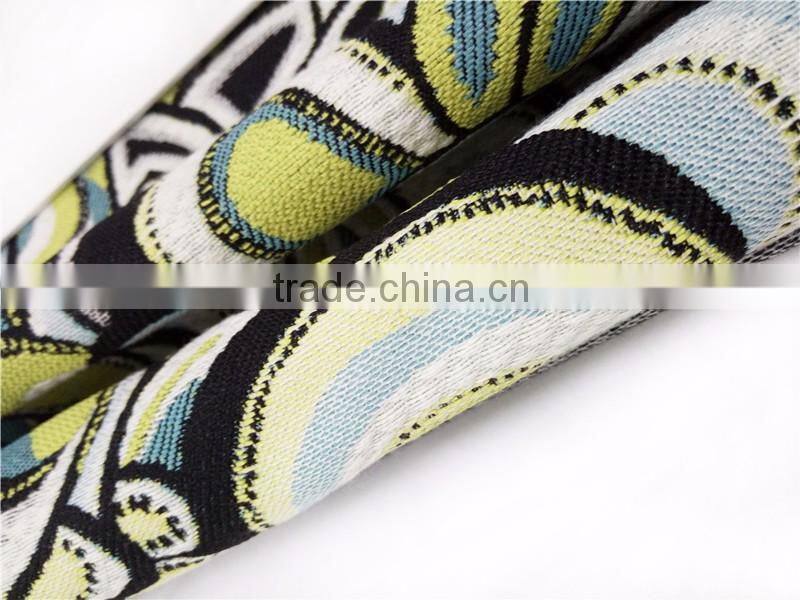 Widely usage mordern jacquard sofa fabric design