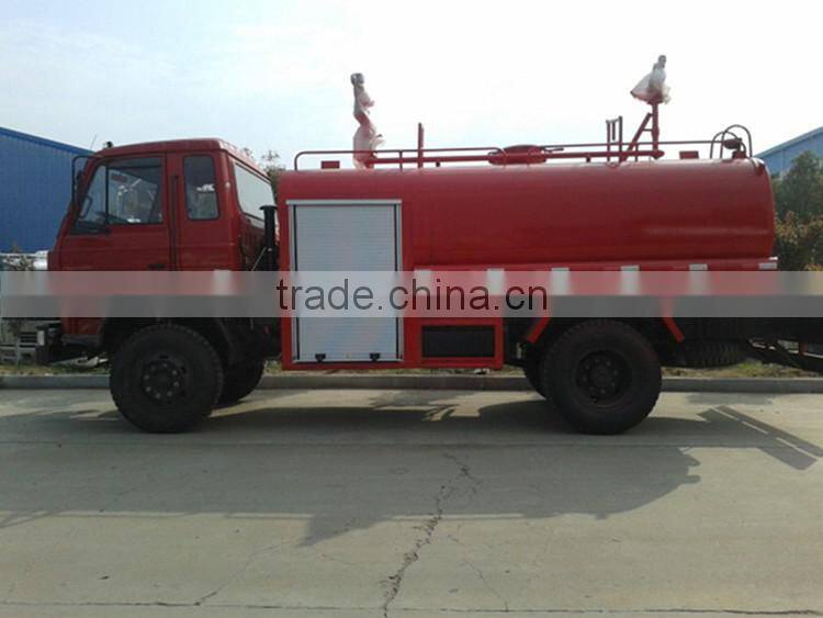 2015 hot sale Dongfeng water truck for sale ,10000 liter fire truck water capacity