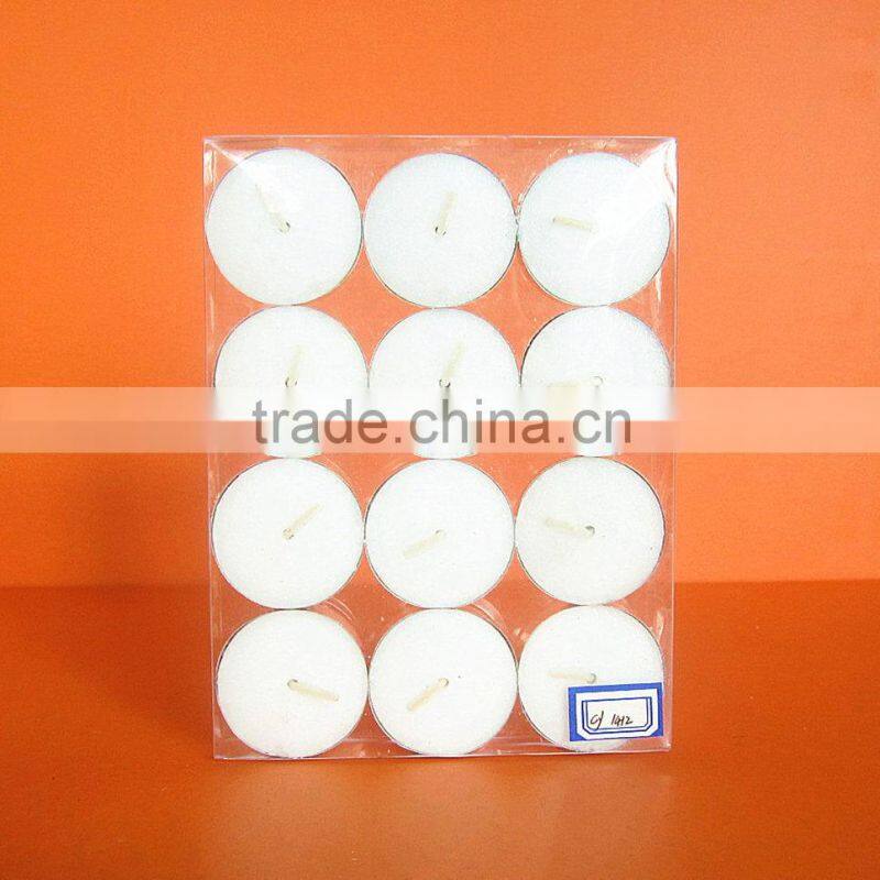 White Tea light Candle in PVC Box, 18pcs/box, Candle Factory, Walmart Vendor, Candle Factory, 10 Years Production Experience