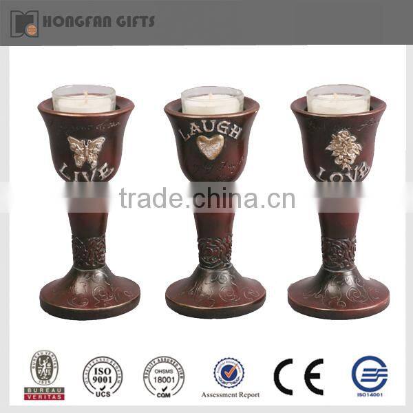 high quality amazing ceramic reindeer candle holder for home decoration