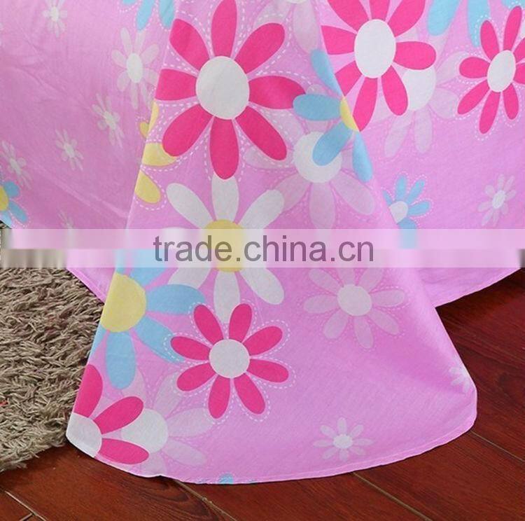 China made flower printed pink cheap duvet covers cheap
