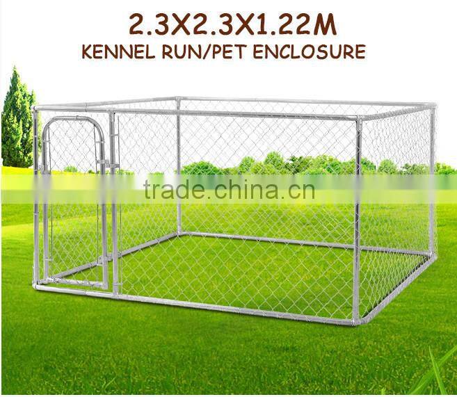 Alibaba China - fully welded 1 3/8" O.D. glavanized tubing frames 4 x 4 x 6 H Complete Kennel