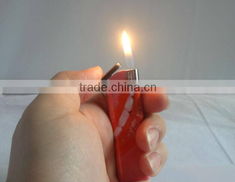 thin refillable cheap plastic cigarette lighter, electronic lighter with picture paper