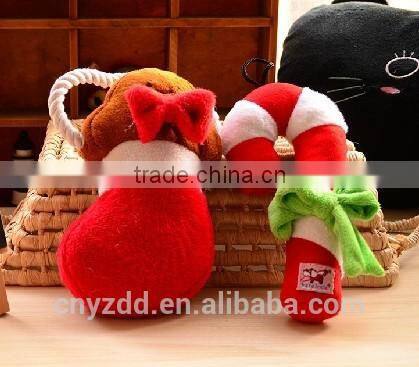 Christmas Pet Toys Set Soft Pet Toys Plush Pet Toy Set