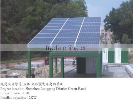 Customized off grid solar power system