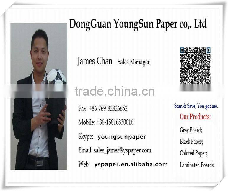 China black paper mill black paperboard with best price