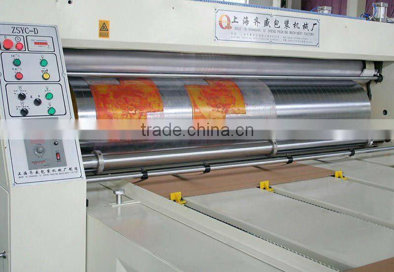 Automatic ZSYC-D004 Printing and Slotting Carton Box Machinery