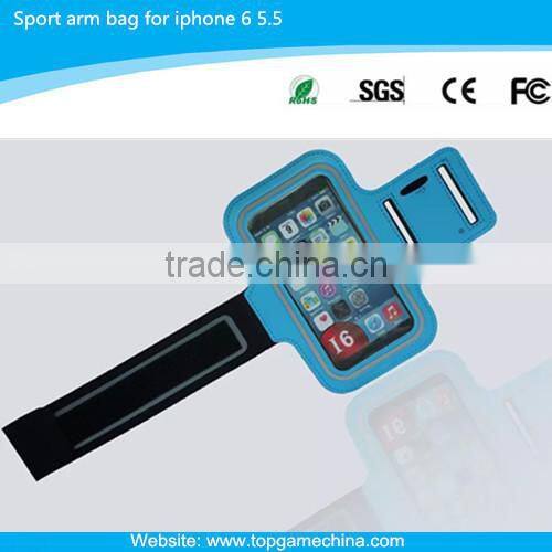 Useful mobile phone arm bag for iphone 6 plus