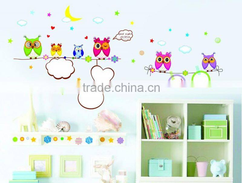 ALFOREVER big size whiteboard owl tree sticker,owl tree decals,owl decals