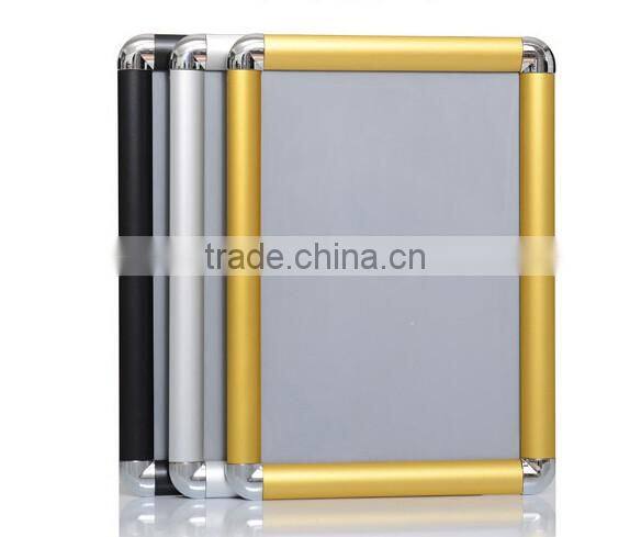 aluminium snap frame, curve profile, round or mitred conner A1 A2 A3 A4 B1 B2 cm