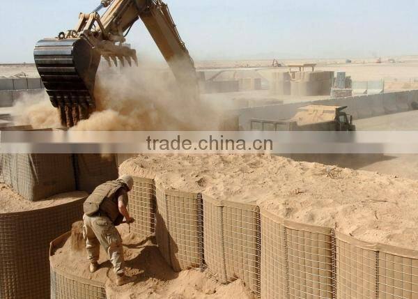 Sand barrier HESCO bastion bullet proof sand wall