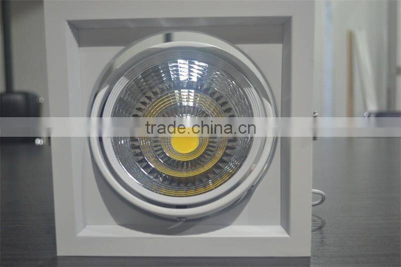 New product led square downlight 40w 230v warranty 2years aluminum