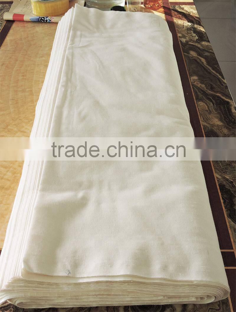 100% Cotton White Grey Fabric