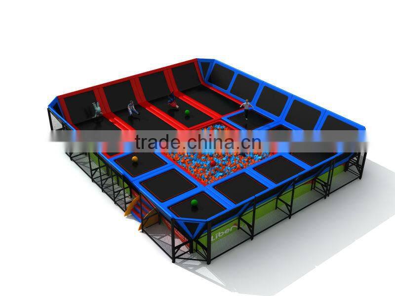 High quality indoor trampoline park for sale with 5 years warranty