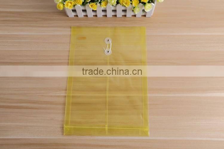 Clear Bag A4 PP Envelope Plastic Transparent Document Bag