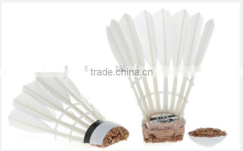 Durable Cheap Aeroplane Cigu Duck Feather Shuttlecock Badminton