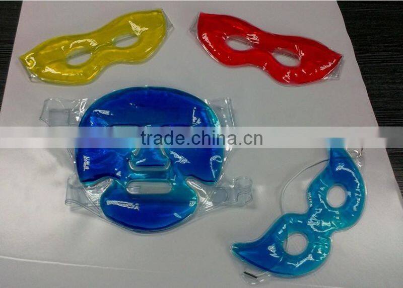 Soothing Gel Massage Eye Mask / Sleeping Cooling Eye Mask with Gel Pad