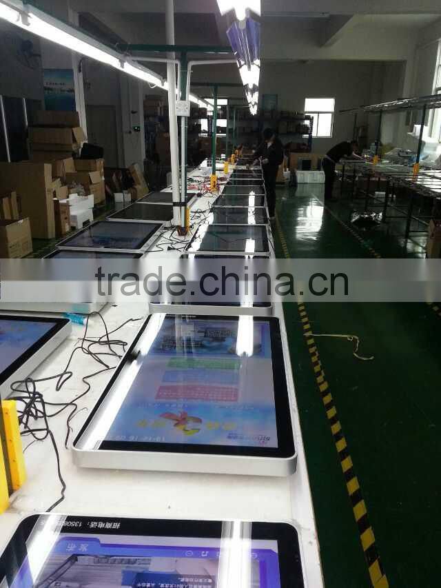 32 inch wall mount android LCD display screen touch optional