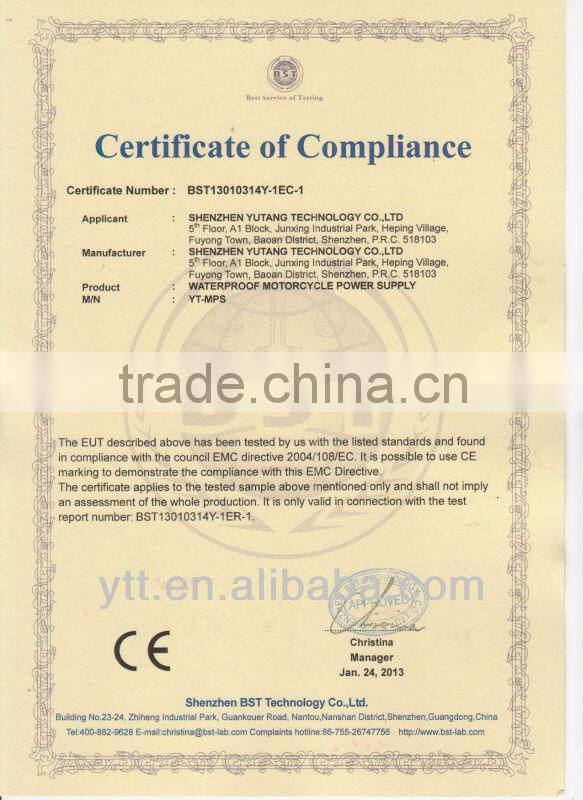 Motorcycle Charger Phone USB 2A on Handlebar