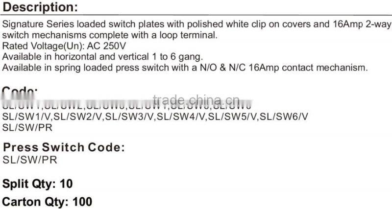 Double Wall GPO Power Point Switch With Socket