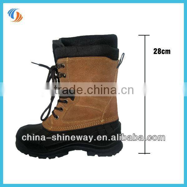 New Leather Removable Lining Snow Boots