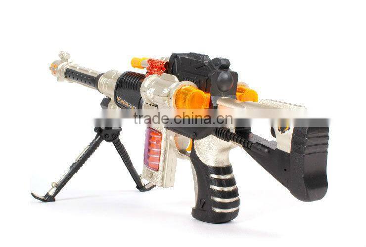 sgun-64214218B electric toys gun Emulational electric infrared submachine gun for kids (with sound and light)