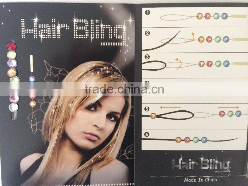 woman hair accessory crystal hair bling