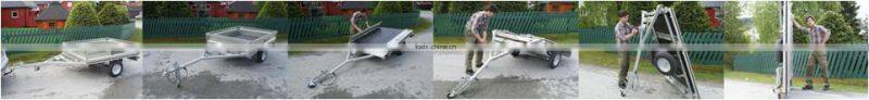 Boat carry trailer, Folding trailer
