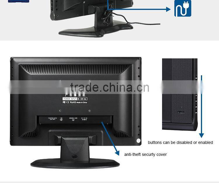 FlintStone digital lcd 15 inch commercial poster/display poster