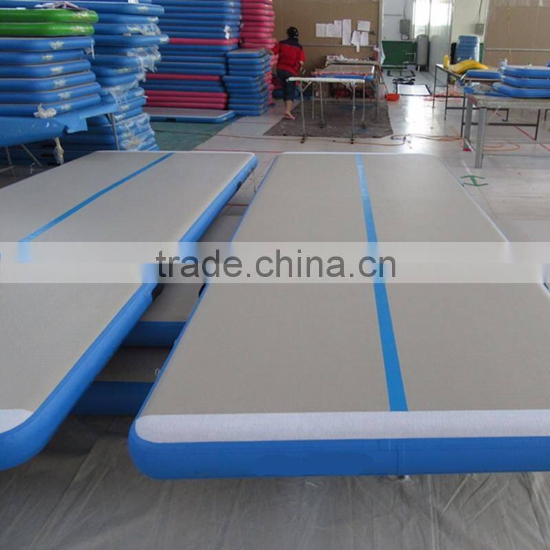 grey colour inflatable gym mats