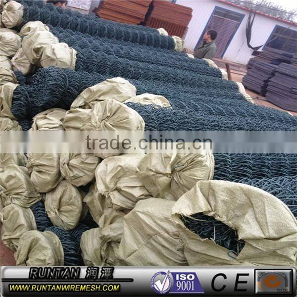 high quality hot dipped galvanized and pvc coated 1 inch chain link fence