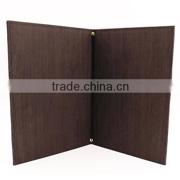 Low price luxury leather hotel menu cards designs designs for wine party