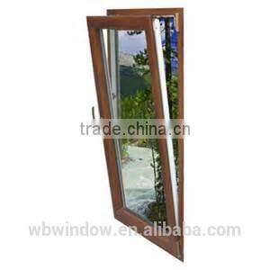 Energy star double/triple insulating glass Plastic/Vinyl tilt&turn windows with high quality,cheap price.