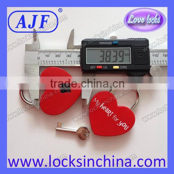 AJF Colorful love heart locker for 2015 valentines day