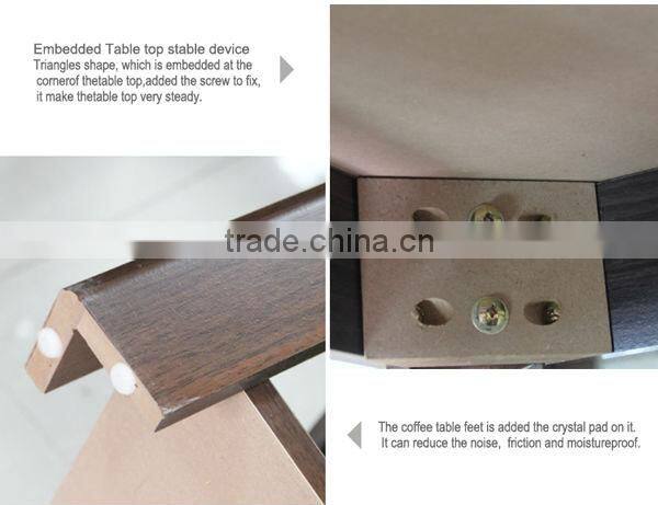 cheap price short end table cube wooden coffee table