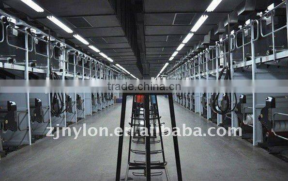 100% nylon 6 poy yarn rw sd and dope dyed black ddb