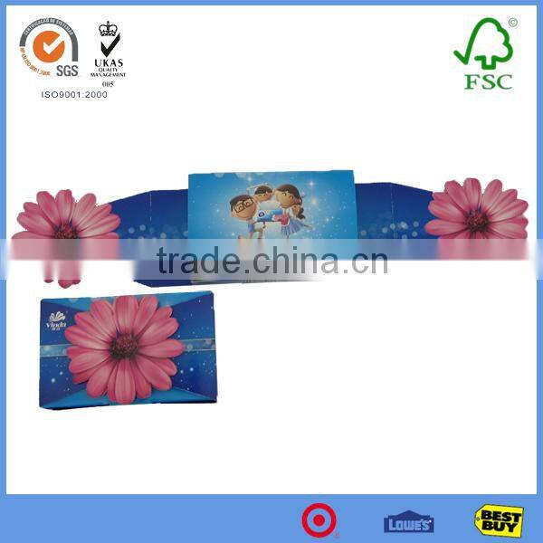 Color Printing 3D Design Recycled Packaging Box Of China