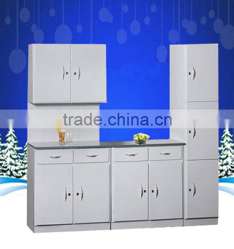China supplier high quality steel kitchen cabinet, steel kitchen cupboard on selling