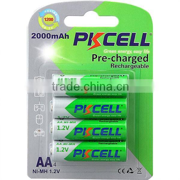 Ni-mh AA low self discharge nimh battery 1.2v 2000mah Notebook computers, electric toys,