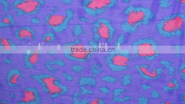 Blue red mesh Spandex nylon 4070 Elastic print Fabric used clothing