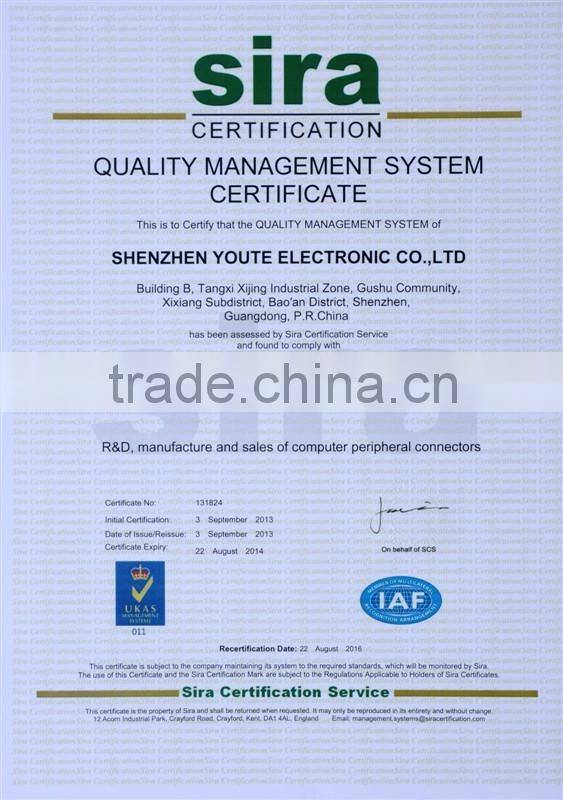 OEM D-SUB crimp terminal connector Auto cripm terminal