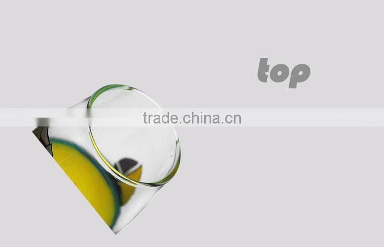 creative hand painted red wine glass