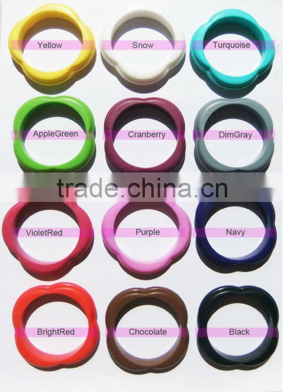 100% food grade silicone bracelet Eco-friendly/ Non-toxic cheap sili